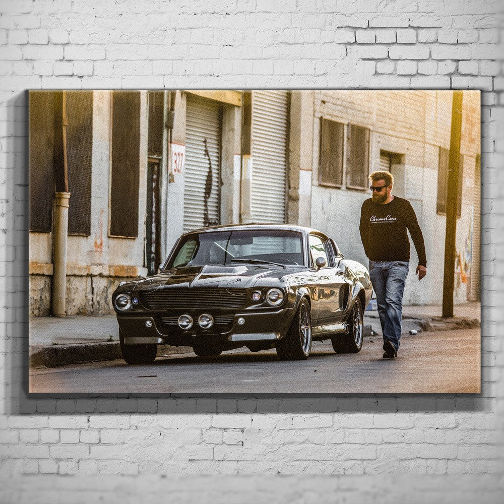 1967 FORD Mustang Eleanor "Gone in 60 Seconds" Wandbild - "Driver"