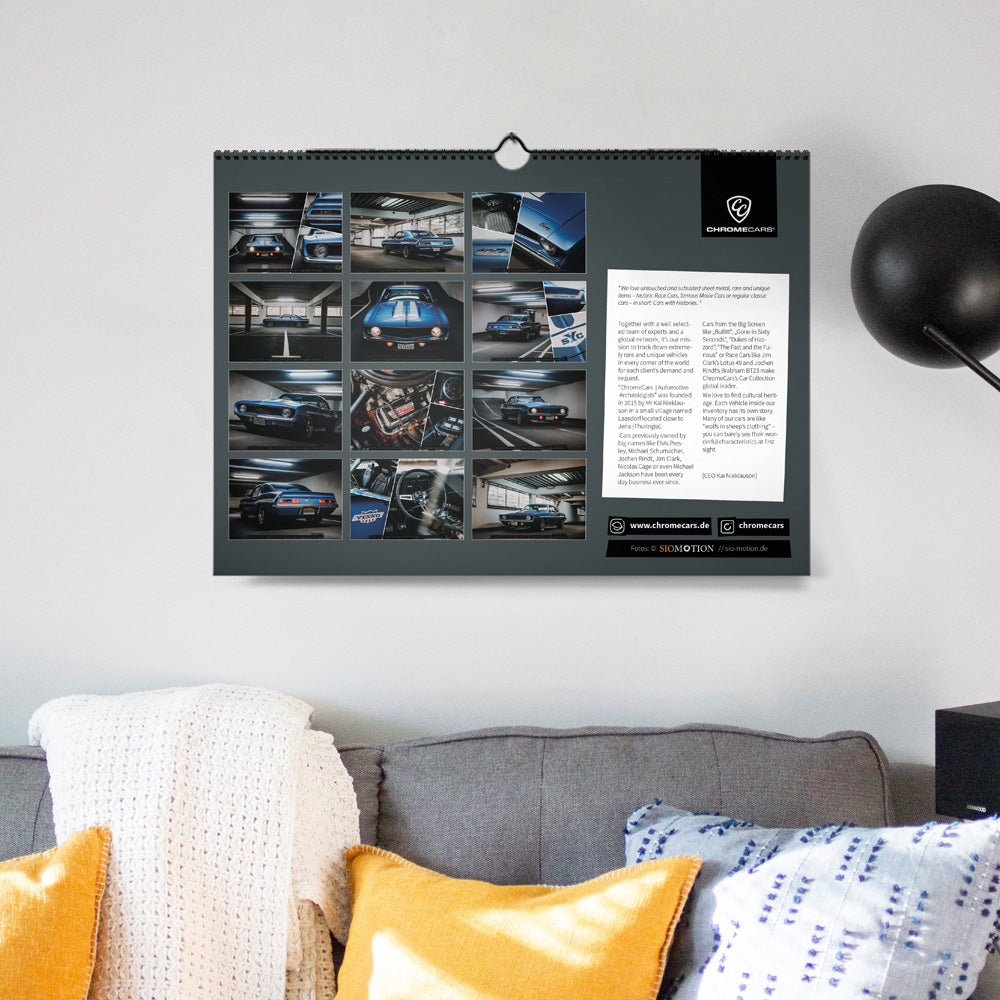 ChromeCars® Exklusiv-Kalender 2025: Original Fast and Furious Yenko Camaro SYC