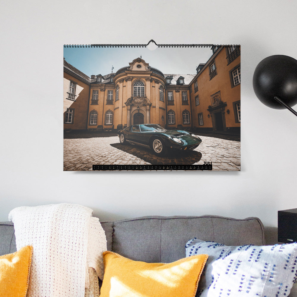 ChromeCars® Wandkalender "Retrospektiv II" 2025 (DIN A2)
