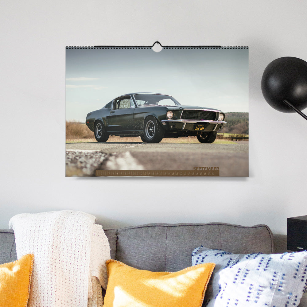 ChromeCars® Wandkalender "The Real Bullitt Charger" 2025 (DIN A2)