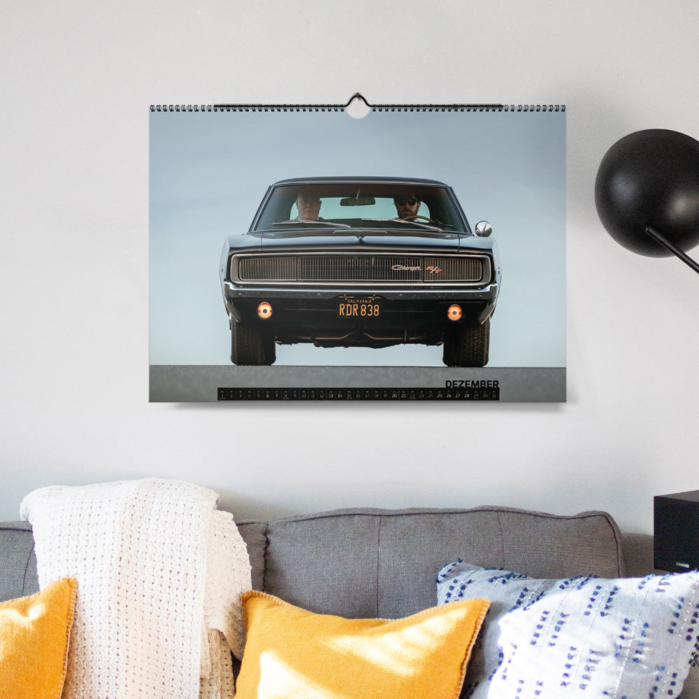 ChromeCars® Wandkalender "The Real Bullitt Charger" 2025 (DIN A2)