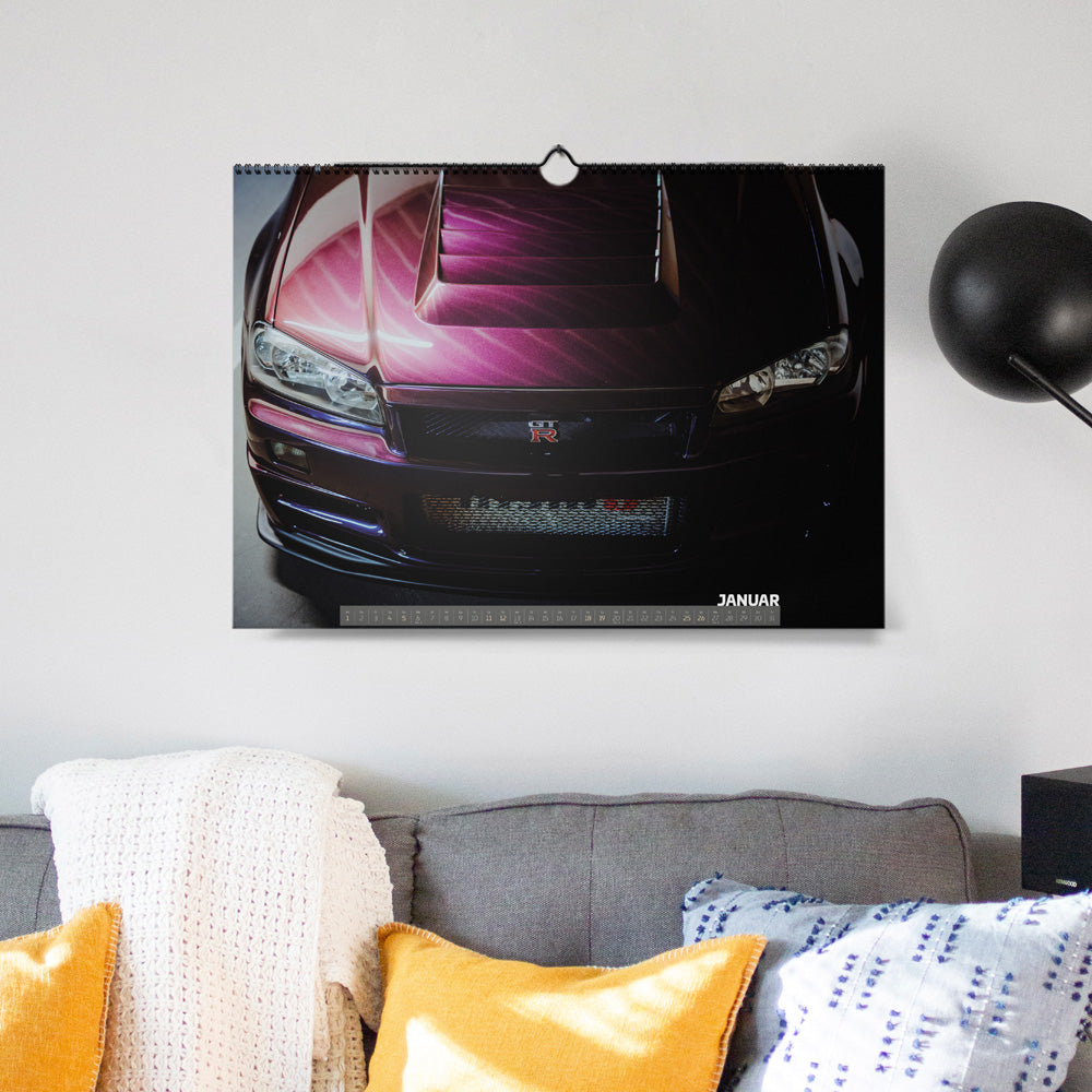 ChromeCars® Wandkalender - JDM Midnight-Purple Collection 2025 (DIN A2)