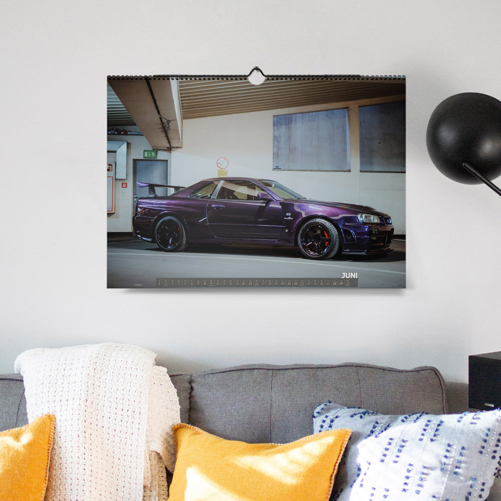 ChromeCars® Wandkalender - JDM Midnight-Purple Collection 2025 (DIN A2)