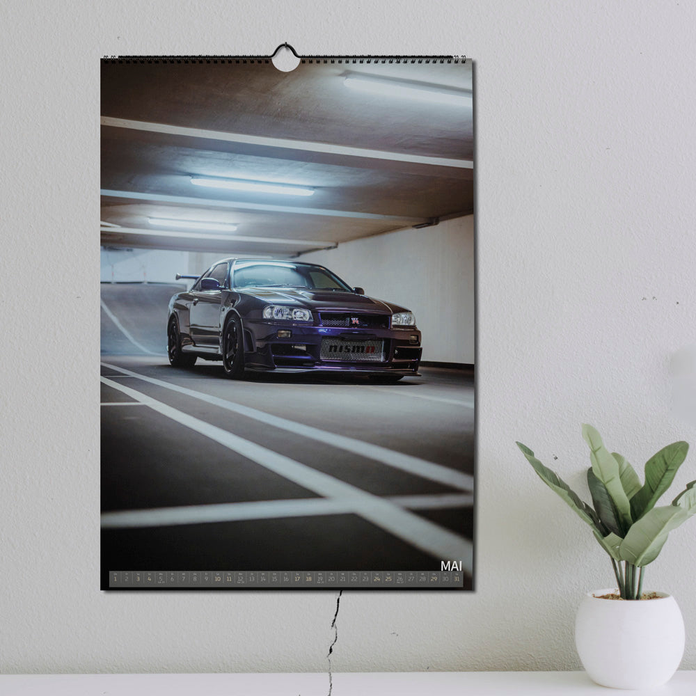 ChromeCars® Wandkalender - JDM Midnight-Purple Collection 2025 (DIN A2)