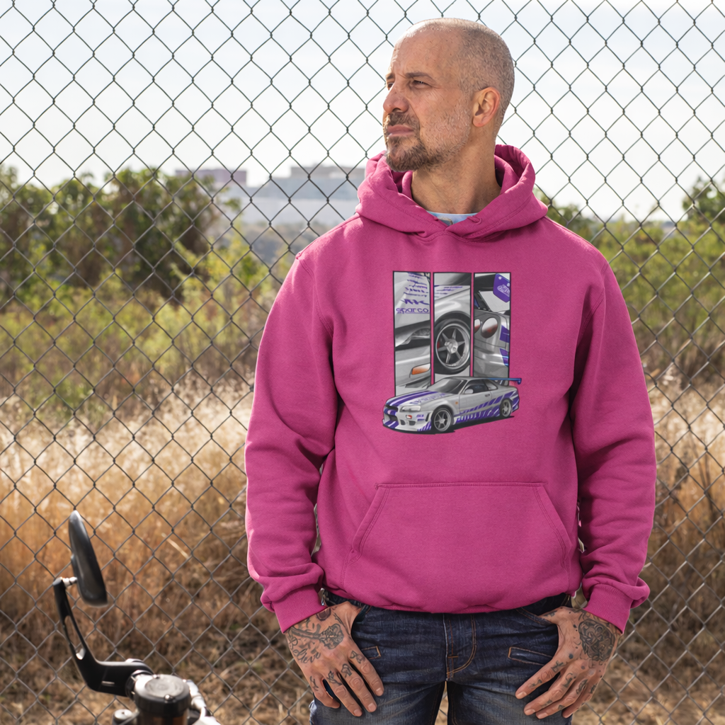 Nissan Skyline R34 Hoodie – Brian O’Conner by ChromeCars®