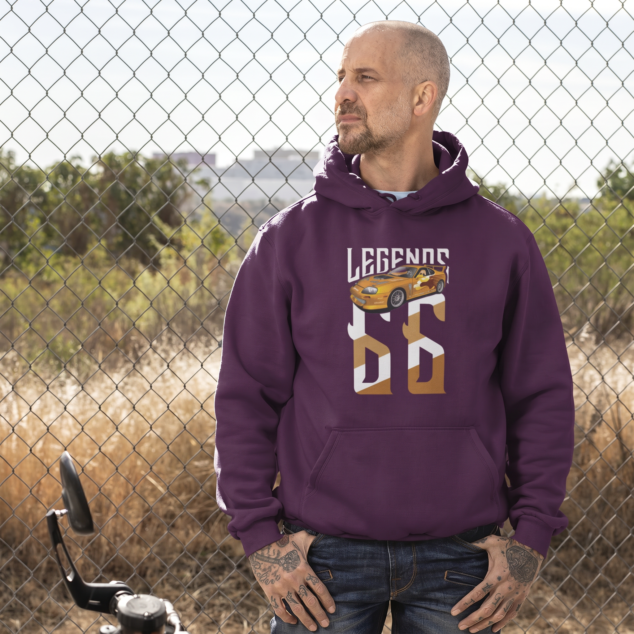 Toyota Supra 2Fast 2Furious - Hoodie by ChromeCars®