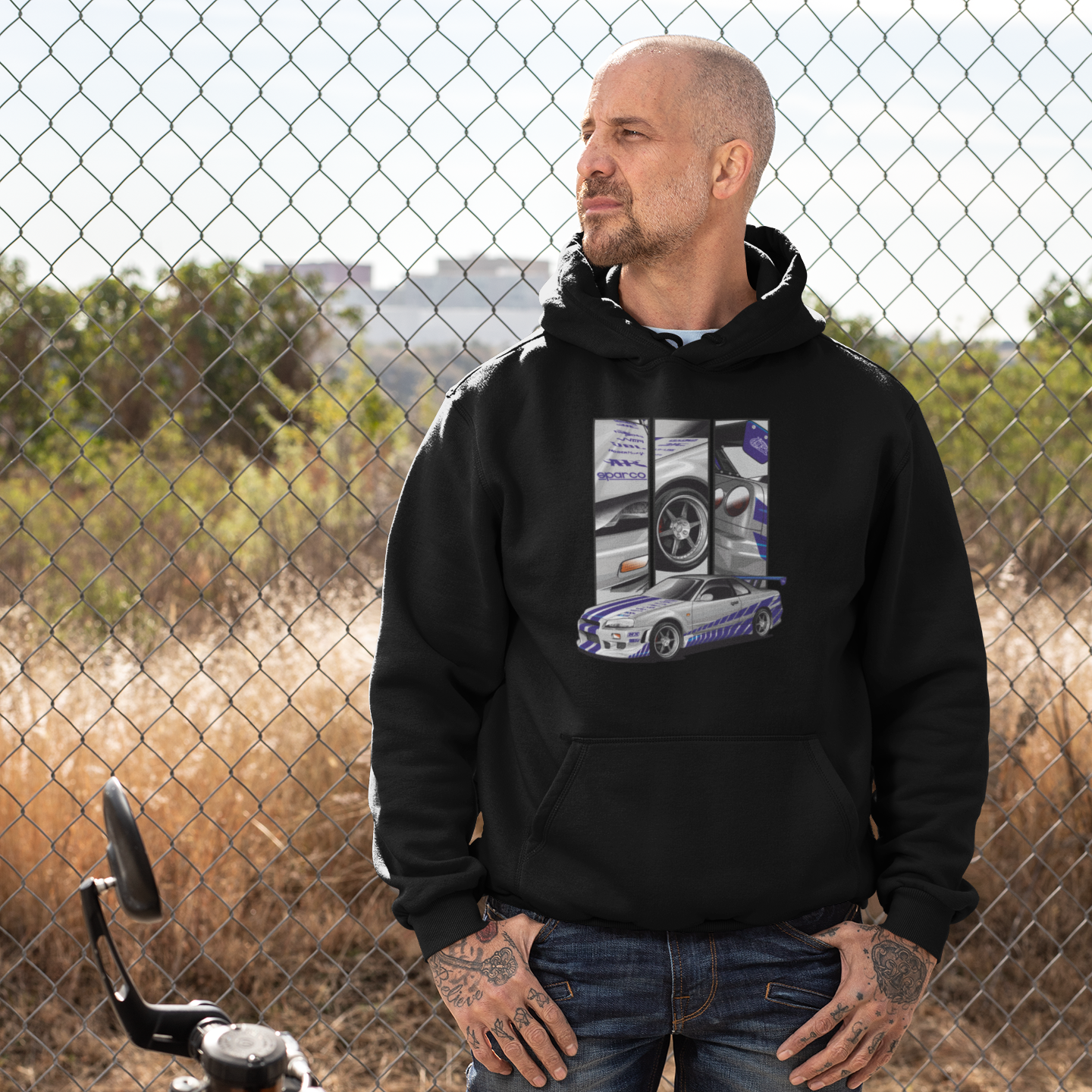 Nissan Skyline R34 Hoodie – Brian O’Conner by ChromeCars®