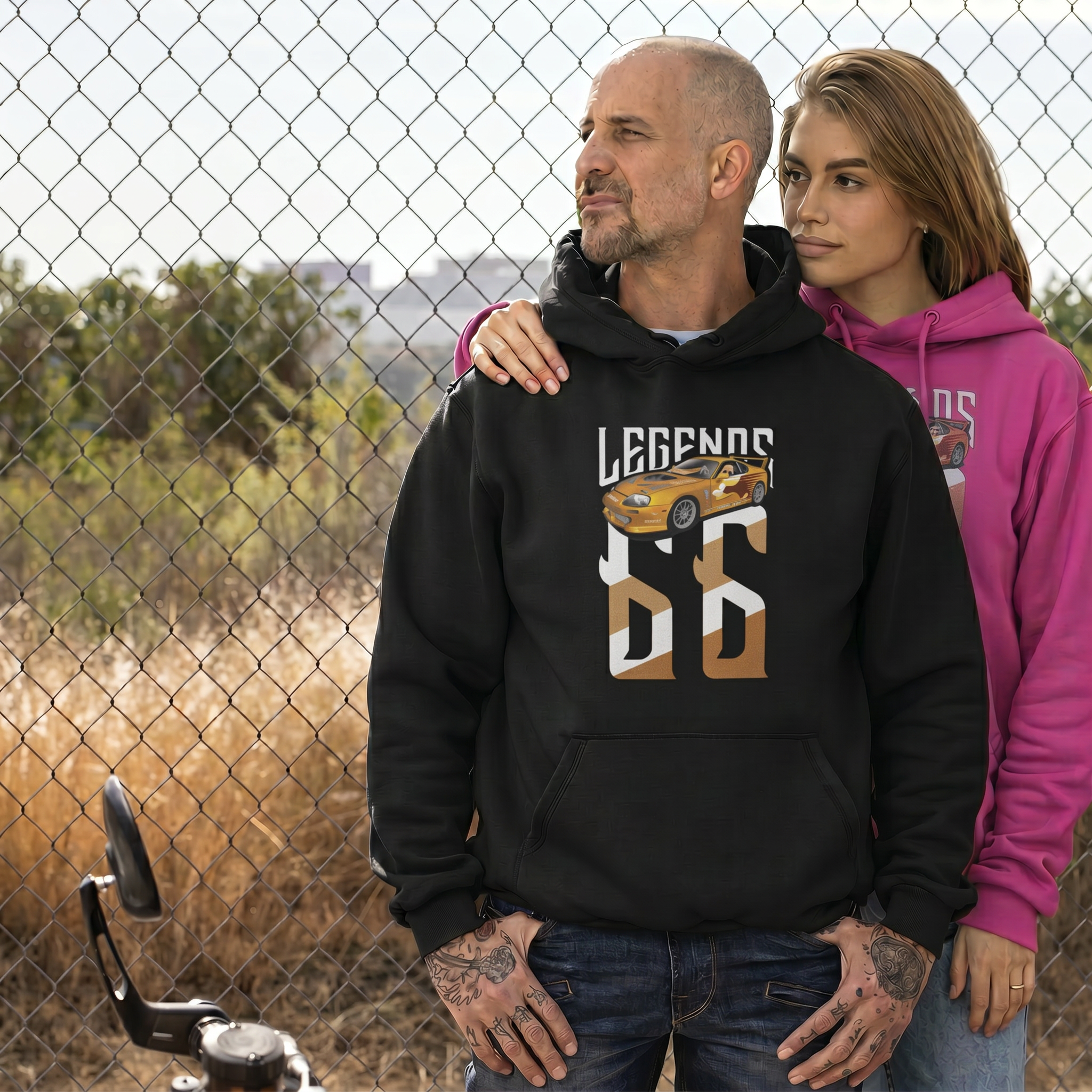 Toyota Supra 2Fast 2Furious - Hoodie by ChromeCars®
