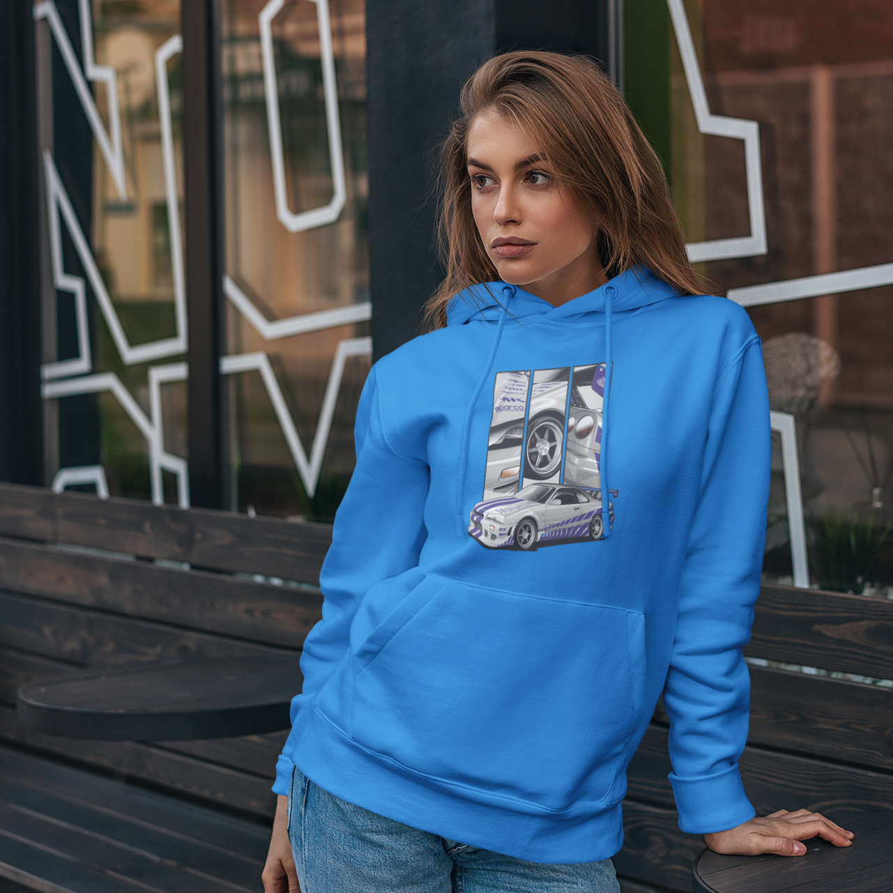 Nissan Skyline R34 Hoodie – Brian O’Conner by ChromeCars®