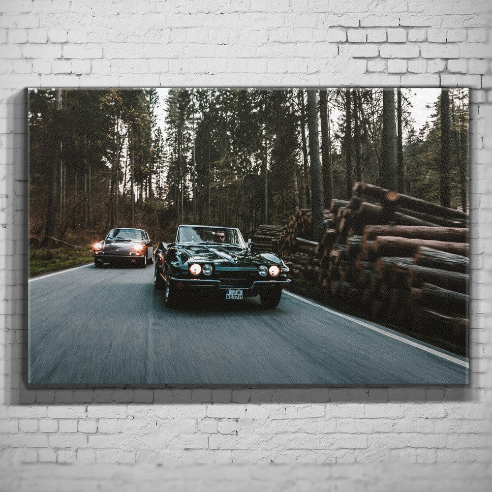 C2 & 911 – Forest Run als Wandmotiv