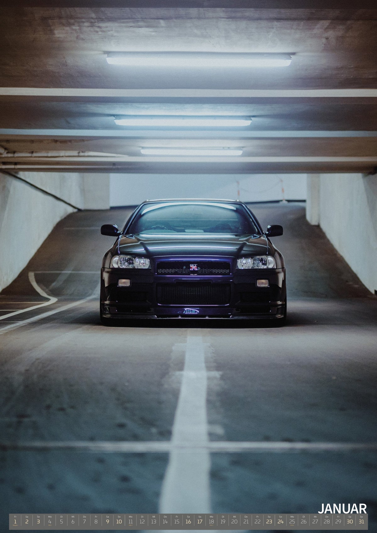 Midnight Purple Collection – 2027 Hochformat – Januar