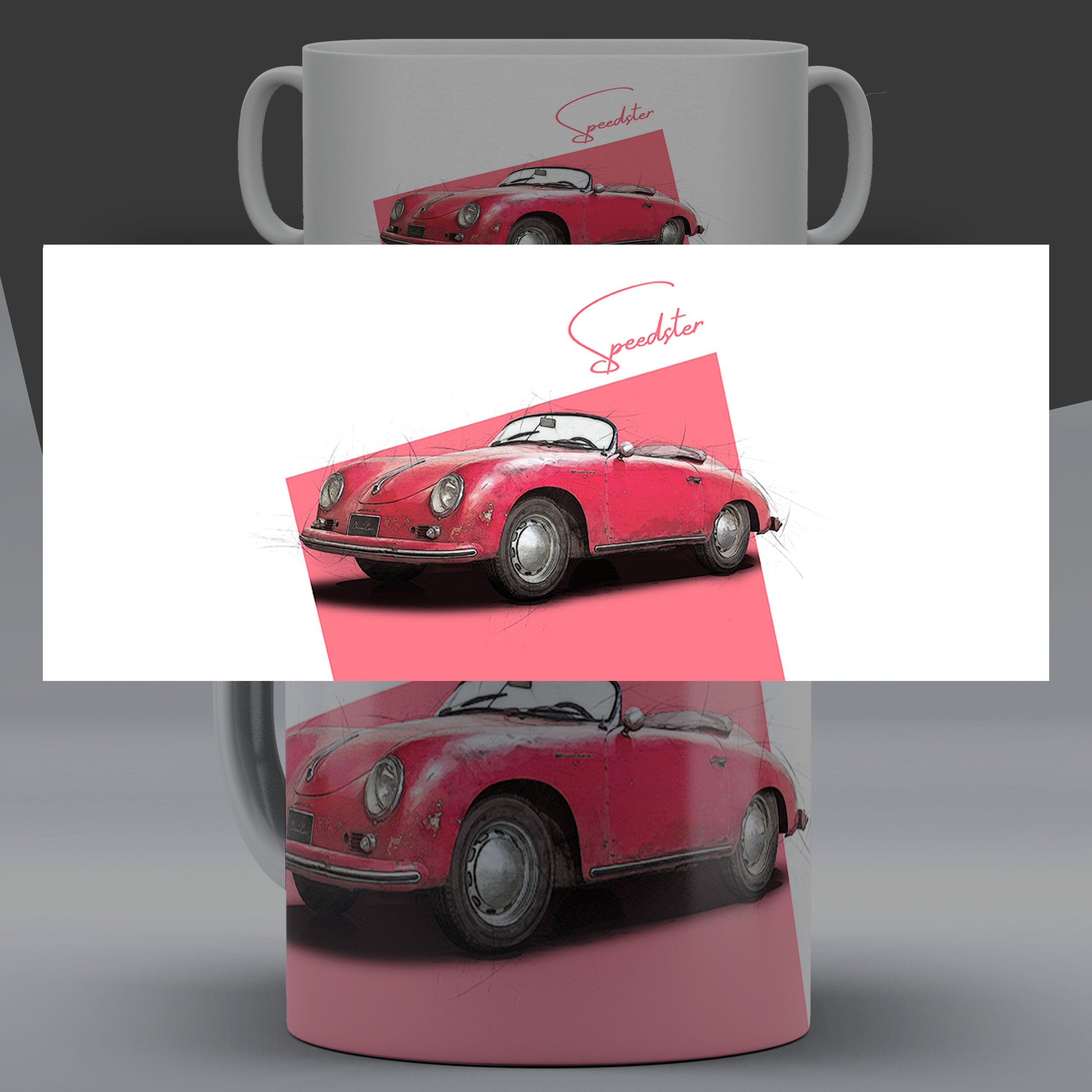 Porsche 356 Speedster – Untouched Desire auf einer Tasse