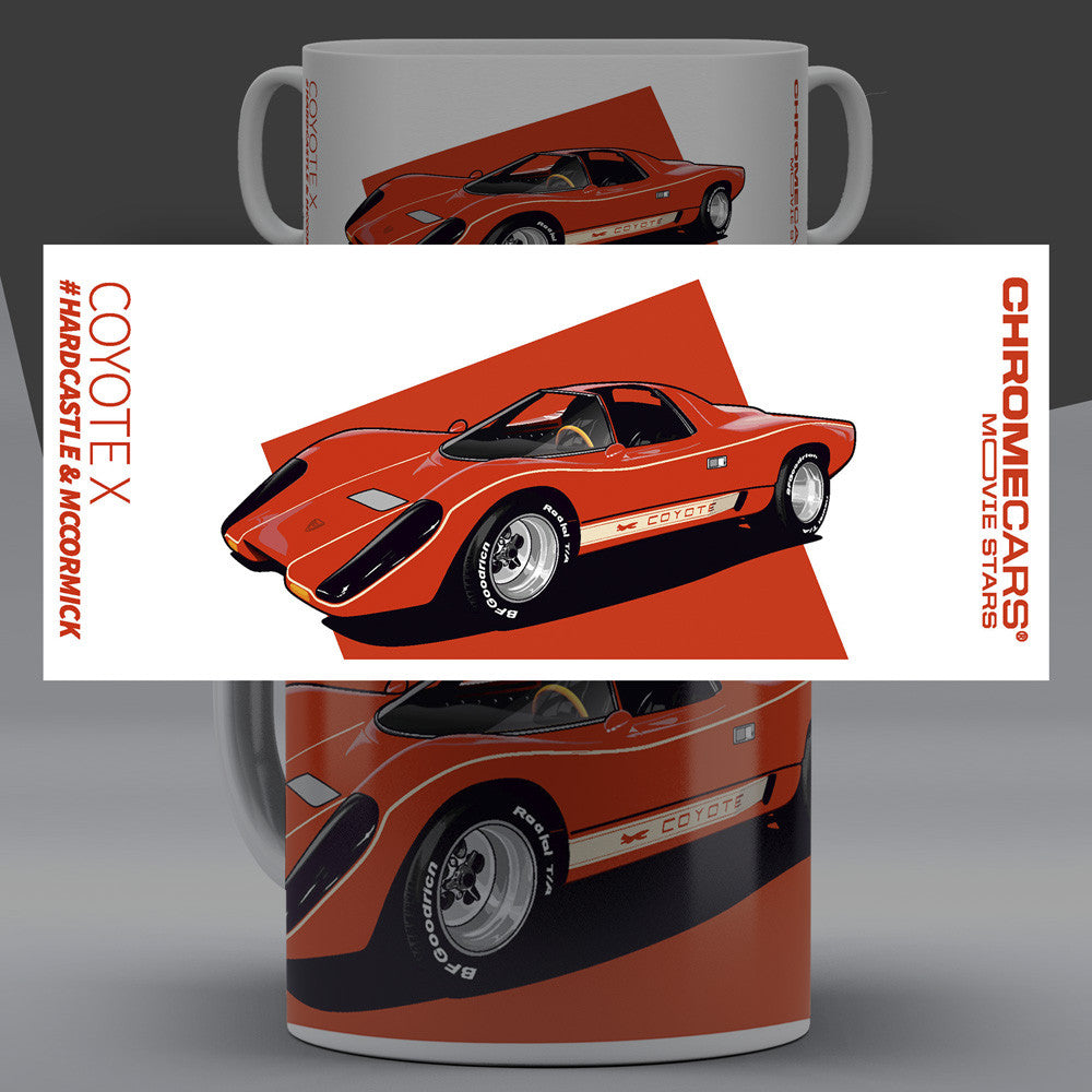 Coyote X – Concept Sketch auf einer Tasse