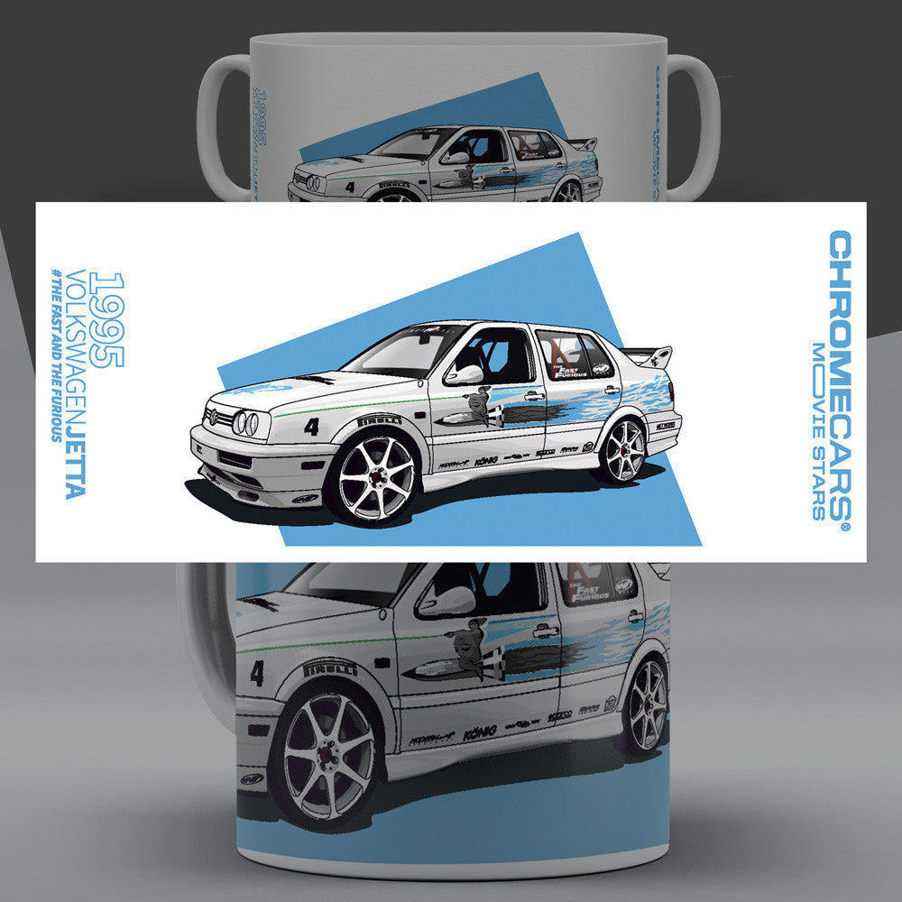 Jesse’s VW Jetta – Concept Sketch auf einer Tasse