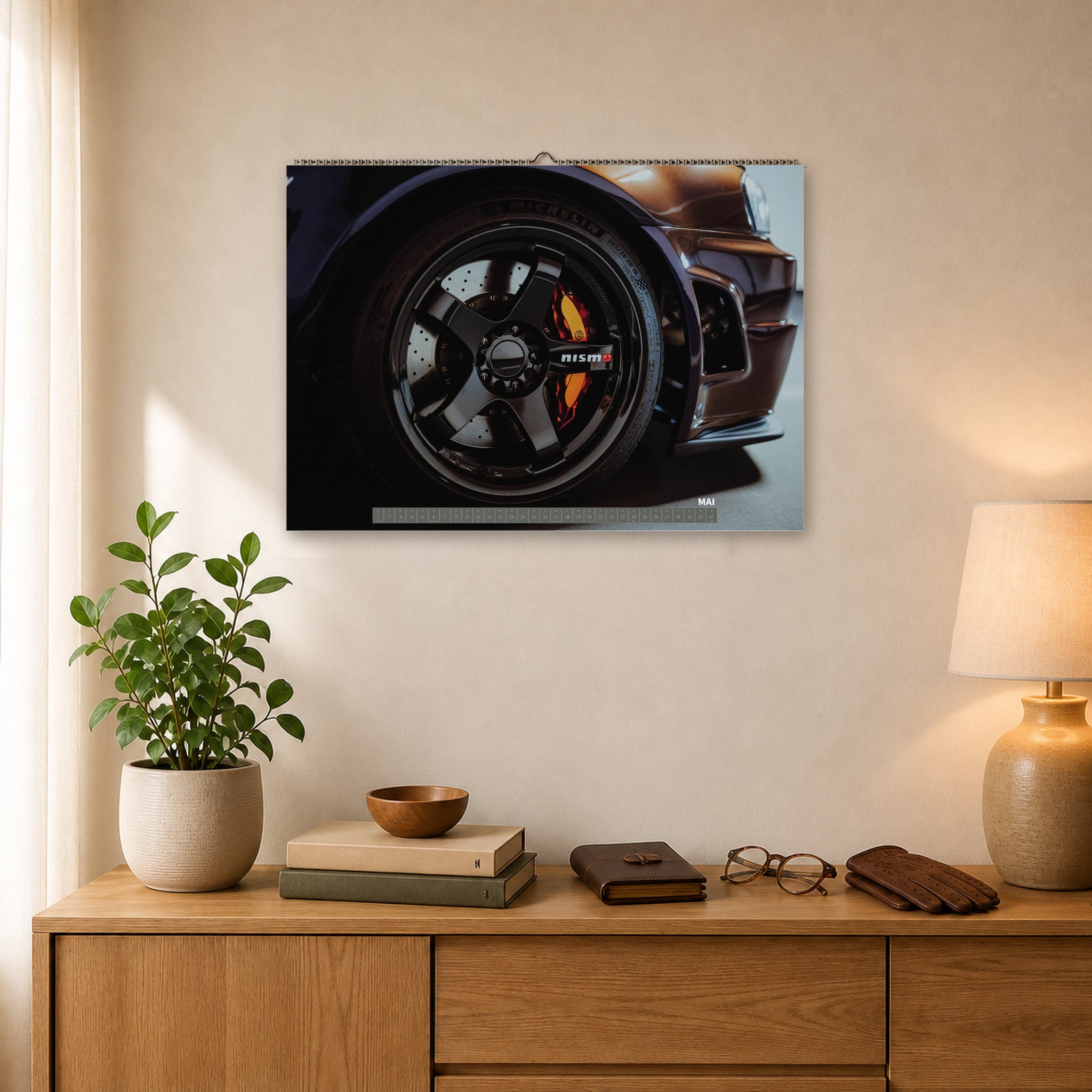 R34 GT-R CRS MPIII Kalender 2027 – Kalenderblatt Mai 2027 im A2-Querformat