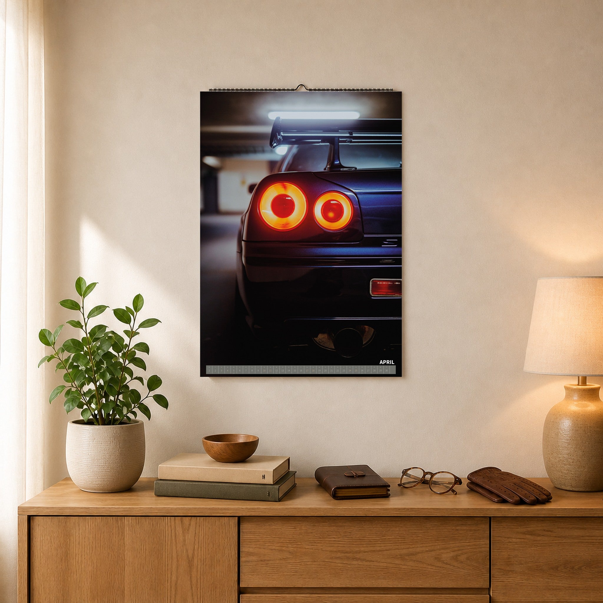 Nissan Skyline R34 GT-R MNPII – Kalenderblatt April 2027