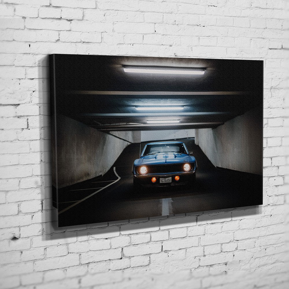 Yenko Camaro – Tunnel Rear als Wandmotiv