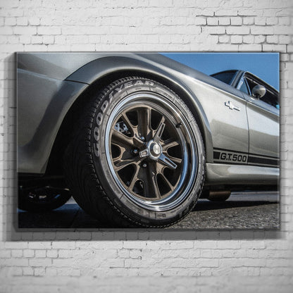 1967 FORD Mustang Eleanor "Gone in 60 Seconds" Wandbild - "Wheel"