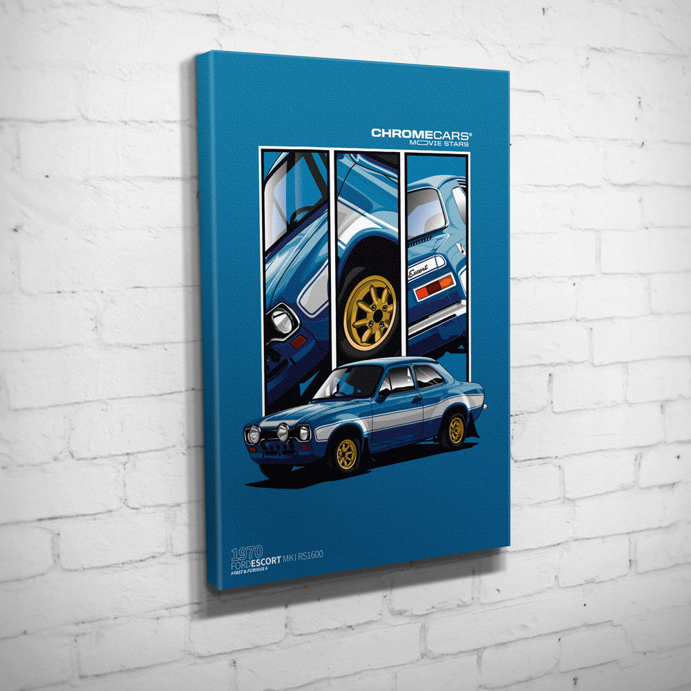 Brian´s Escort Wandbild by ChromeCars®