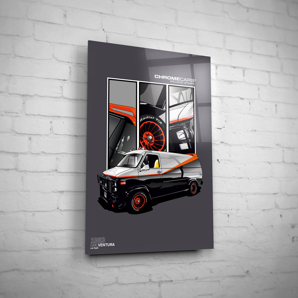 A-Team Vandura Wandbild by ChromeCars®