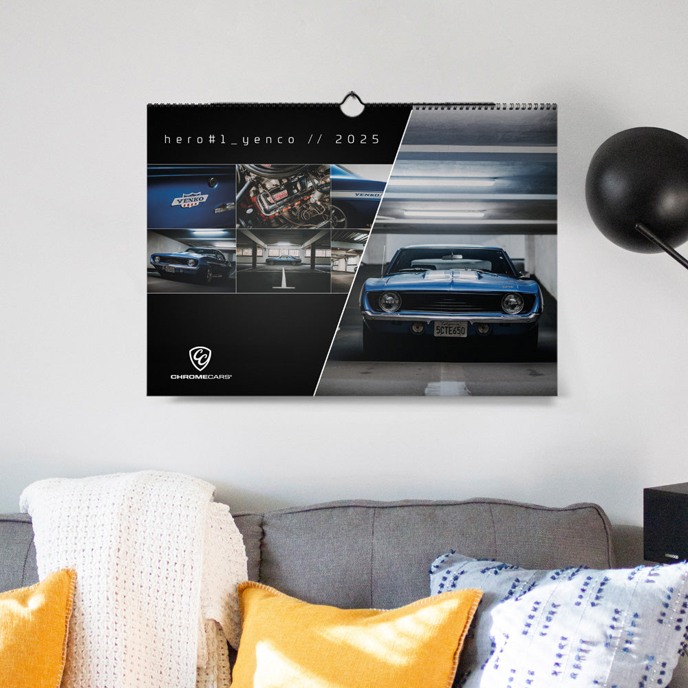 ChromeCars® Exklusiv-Kalender 2025: Original Fast and Furious Yenko Camaro SYC