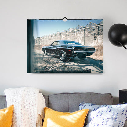 ChromeCars® Wandkalender "Retrospektiv II" 2025 (DIN A2)