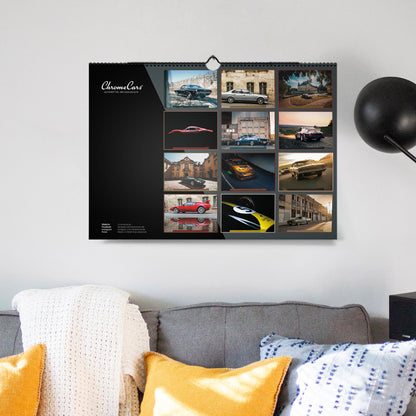 ChromeCars® Wandkalender "Retrospektiv II" 2025 (DIN A2)
