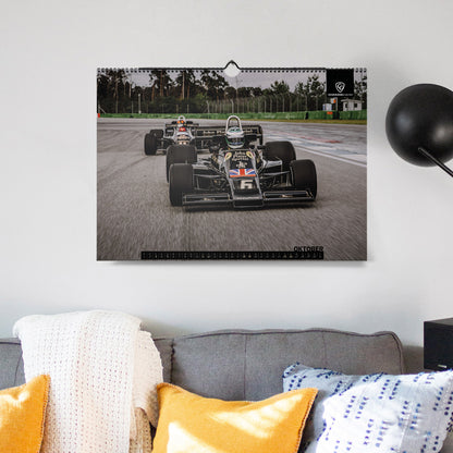 ChromeCars® Wandkalender "BLACK&GOLD - LOTUS Collection" 2025 (DIN A2)