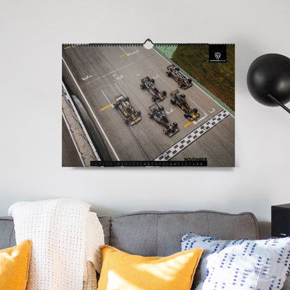 ChromeCars® Wandkalender "BLACK&GOLD - LOTUS Collection" 2025 (DIN A2)