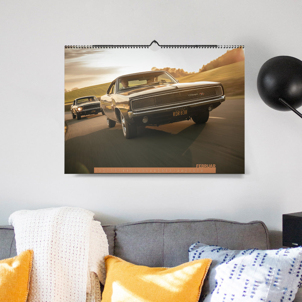 ChromeCars® Wandkalender "The Real Bullitt Charger" 2025 (DIN A2)