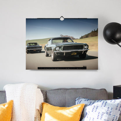 ChromeCars® Wandkalender "The Real Bullitt Charger" 2025 (DIN A2)
