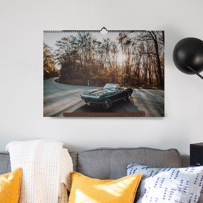 ChromeCars® Wandkalender "Retrospektiv" 2025 (DIN A2)