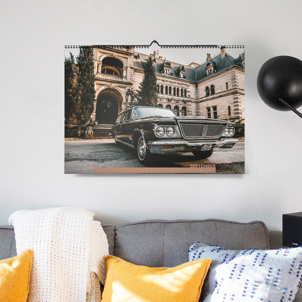 ChromeCars® Wandkalender "Retrospektiv" 2025 (DIN A2)