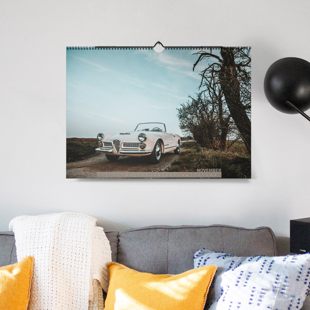 ChromeCars® Wandkalender "Retrospektiv" 2025 (DIN A2)