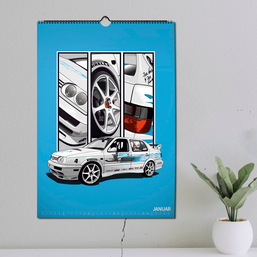 ChromeCars® Wandkalender - MOVIE STARS 2025 (DIN A2)