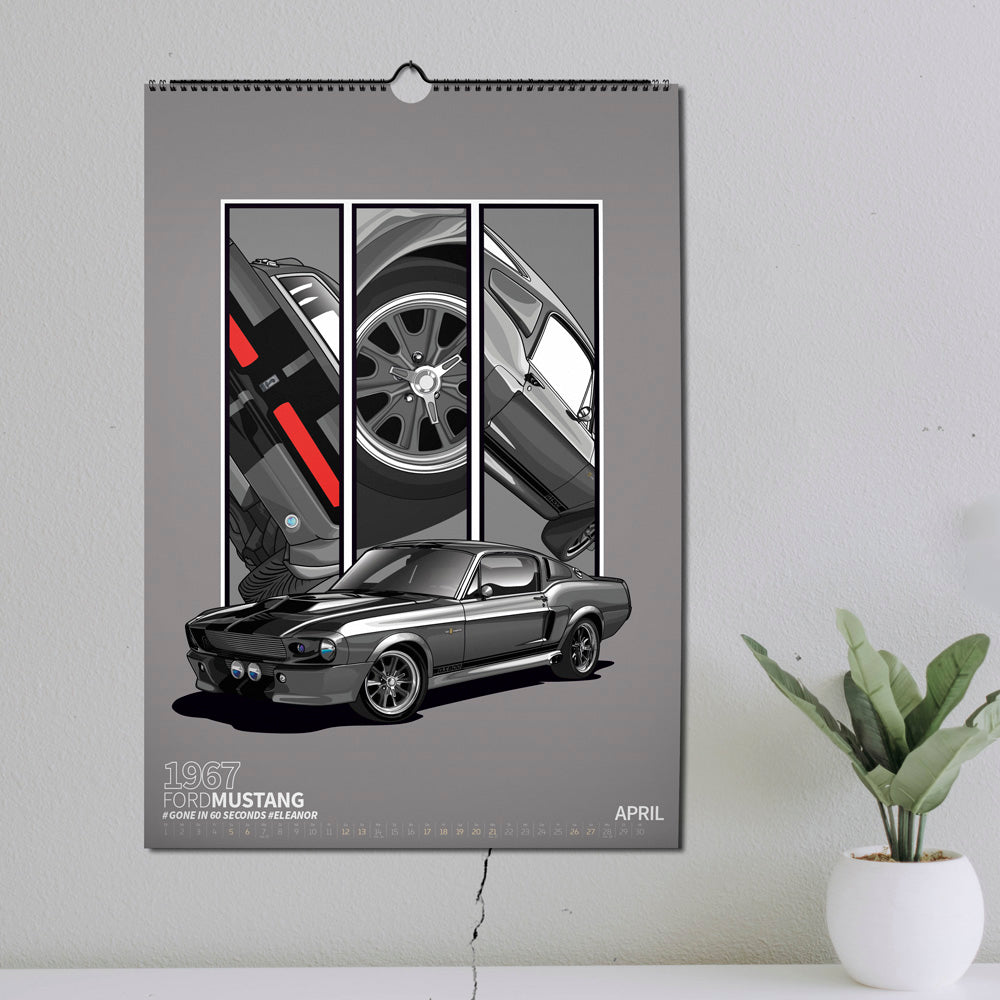 ChromeCars® Wandkalender - MOVIE STARS 2025 (DIN A2)