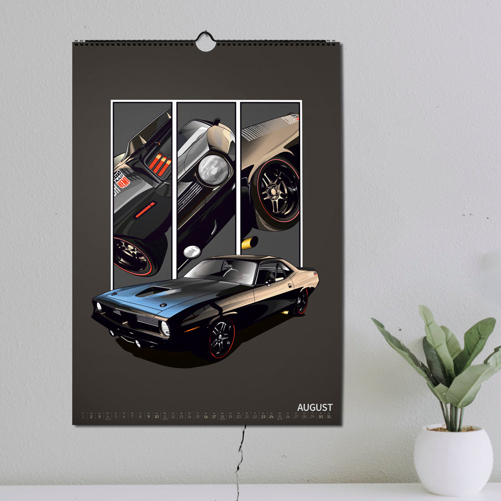 ChromeCars® Wandkalender - MOVIE STARS 2025 (DIN A2)