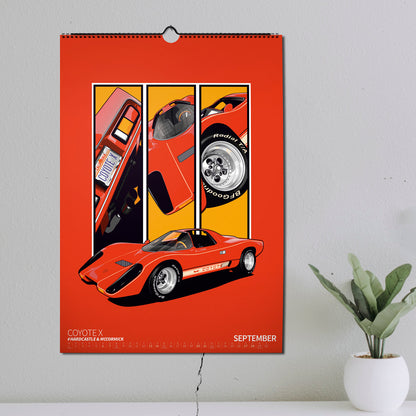 ChromeCars® Wandkalender - MOVIE STARS 2025 (DIN A2)