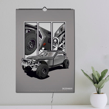 ChromeCars® Wandkalender - MOVIE STARS 2025 (DIN A2)