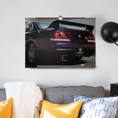 ChromeCars® Wandkalender - JDM Midnight-Purple Collection 2025 (DIN A2)