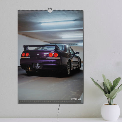 ChromeCars® Wandkalender - Nissan Skyline R33 GT-R V-spec MNPI - 2025 (DIN A2)