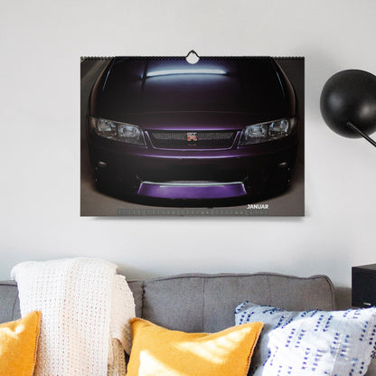 ChromeCars® Wandkalender - Nissan Skyline R33 GT-R V-spec MNPI - 2025 (DIN A2)