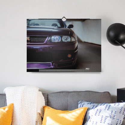 ChromeCars® Wandkalender - Nissan Skyline R33 GT-R V-spec MNPI - 2025 (DIN A2)