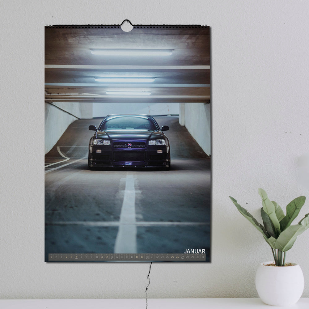 ChromeCars® Wandkalender - JDM Midnight-Purple Collection 2025 (DIN A2)