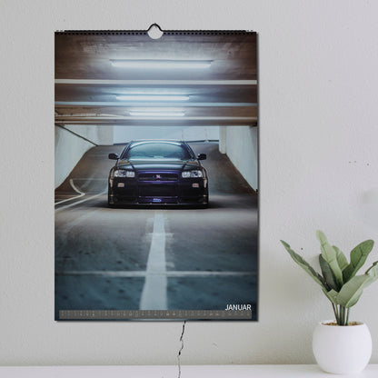 ChromeCars® Wandkalender - JDM Midnight-Purple Collection 2025 (DIN A2)