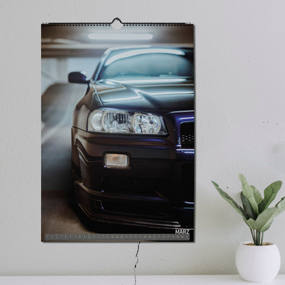 ChromeCars® Wandkalender - JDM Midnight-Purple Collection 2025 (DIN A2)