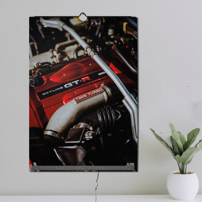 ChromeCars® Wandkalender - JDM Midnight-Purple Collection 2025 (DIN A2)