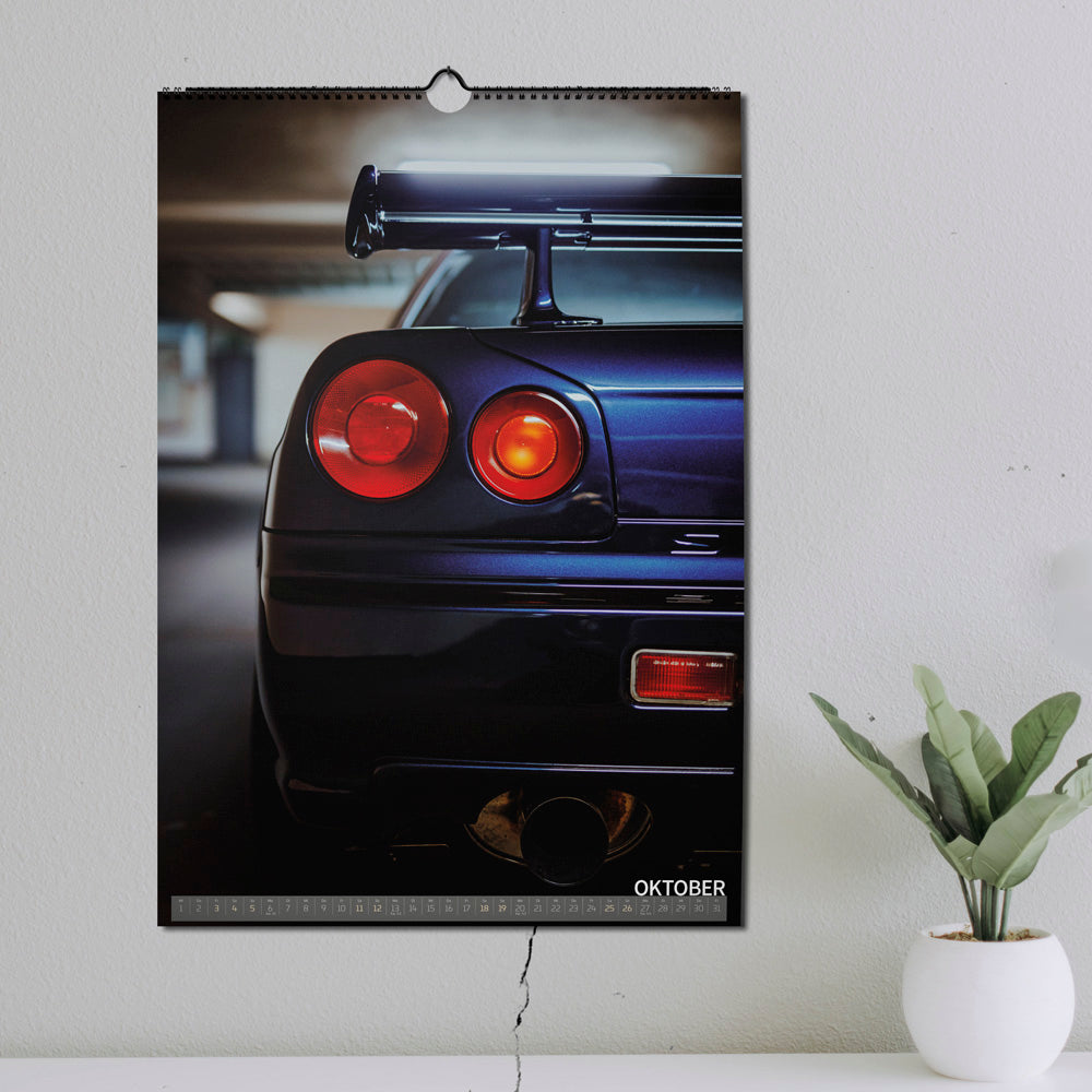 ChromeCars® Wandkalender - JDM Midnight-Purple Collection 2025 (DIN A2)