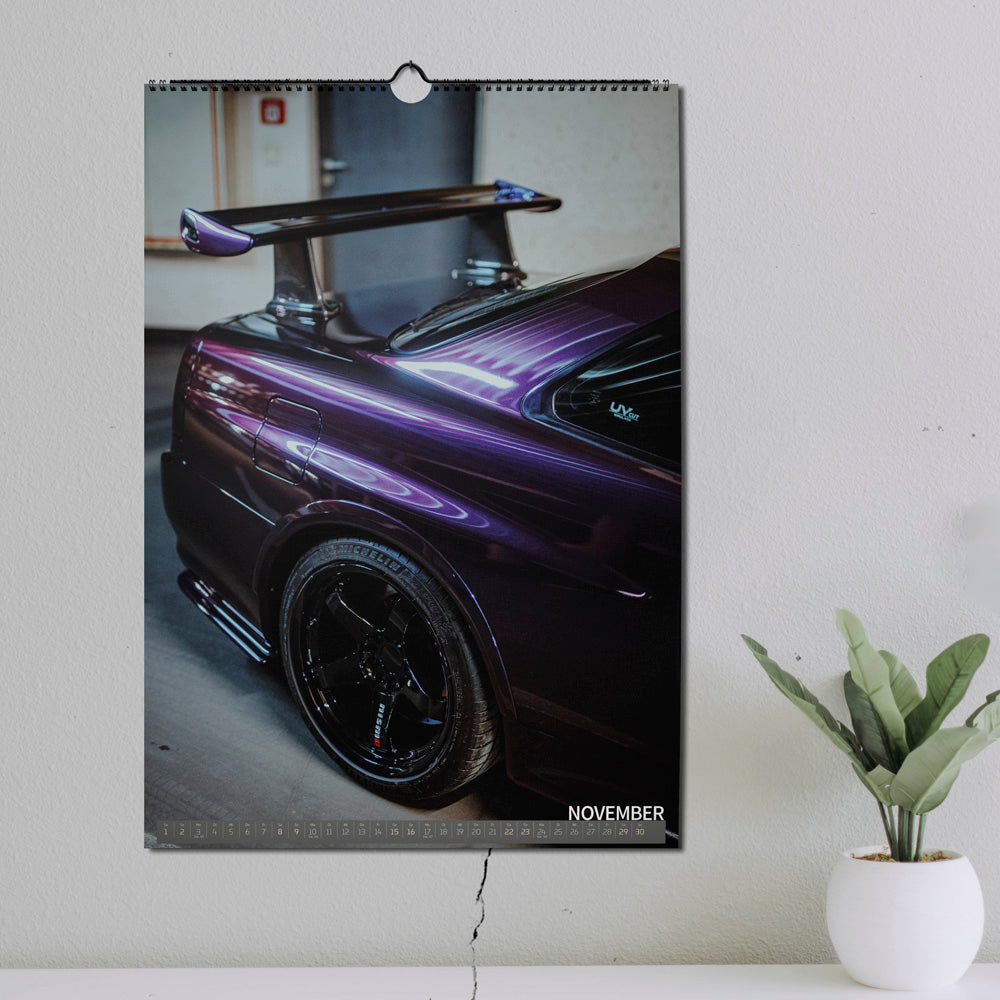 ChromeCars® Wandkalender - JDM Midnight-Purple Collection 2025 (DIN A2)