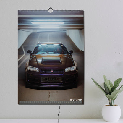 ChromeCars® Wandkalender - JDM Midnight-Purple Collection 2025 (DIN A2)